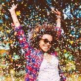 Confetti multicolore petrecere 100 grame diverse forme